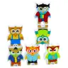 Educational Game Owls Arcade Logic Puzzle Domino 18 pcs.