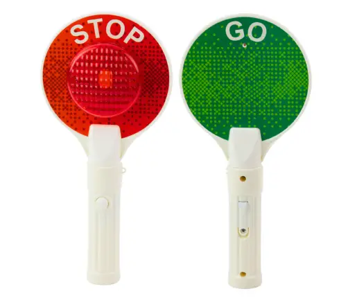 Police Signal Lollipop For Kids Stop Go Light