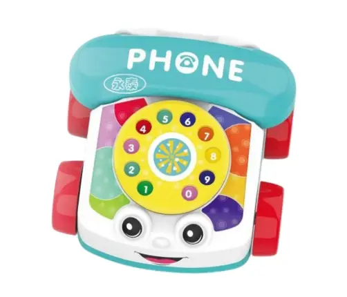 Interactive Colorful Pull-Along Telephone Wheels Interactive Colorful Pull-Along Telephone Wheels