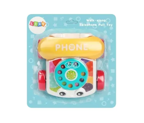 Interactive Colorful Pull-Along Telephone Wheels Interactive Colorful Pull-Along Telephone Wheels