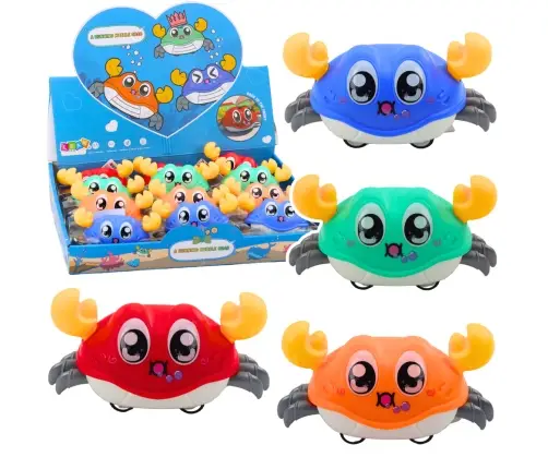 Interactive Crab With Tension Drive Riding Colorful