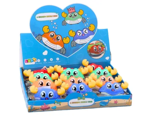 Interactive Crab With Tension Drive Riding Colorful