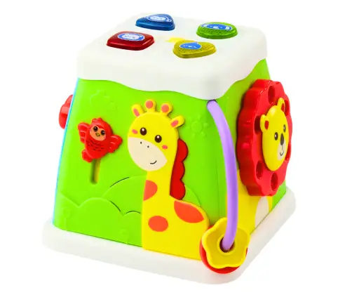 Educational Cube Multifunctional Interactive Lights Sounds
