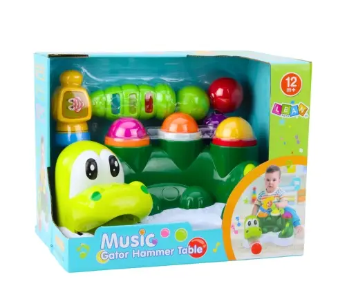 Arcade Game Ball Knocker Slide Hammer Interactive Crocodile