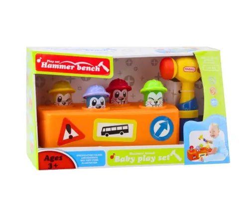 Interactive Toy Colorful Mallet Hammer Hamsters Road Works