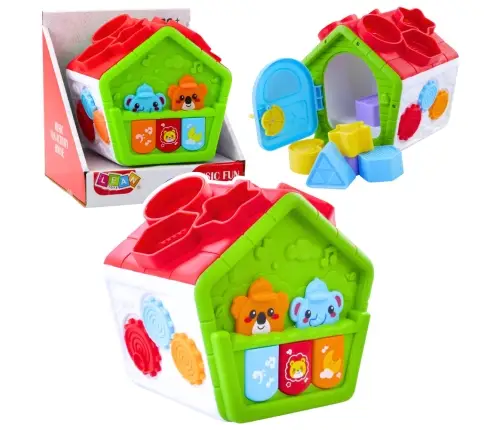 Interactive Educational Sorter House for Toddlers Green