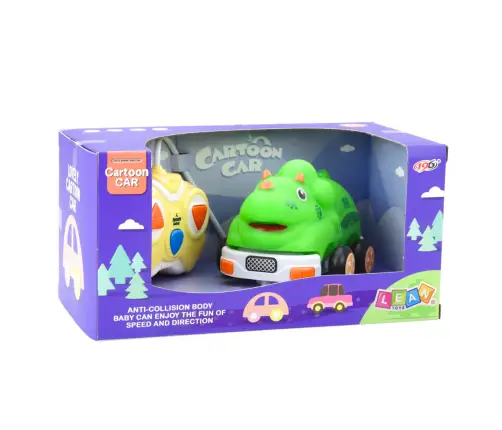 Remote Control RC Car For Toddlers Dinosaur Green