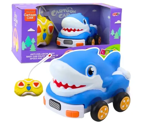 Remote Control Car RC For Toddlers Blue Shark
