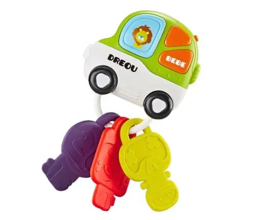 Interactive Toy Car Teether Keys For Toddler Lights Sounds Interactive Toy Car Teether Keys For Toddler Lights Sounds