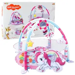 Baby Play Mat Ball Pool 3in1 Unicorn Pink Baby Play Mat Ball Pool 3in1 Unicorn Pink