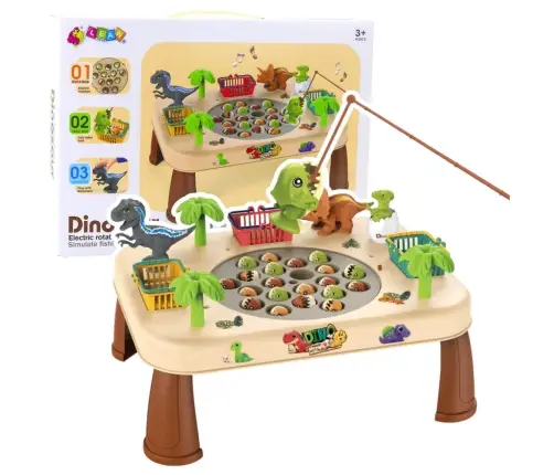 Electric Dinosaur Catching Table with Rotating Sounds