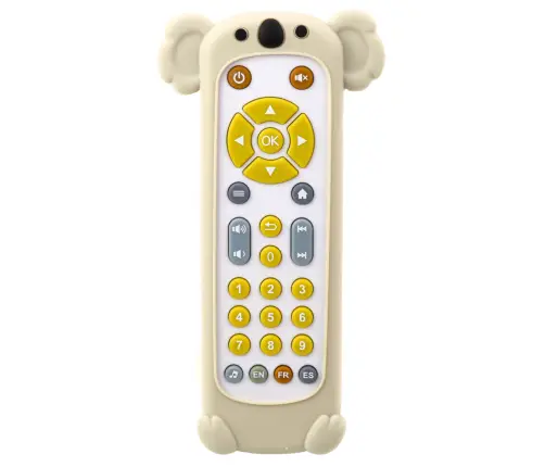 Interactive Remote Control for Toddlers Silicone Case Koala Beige