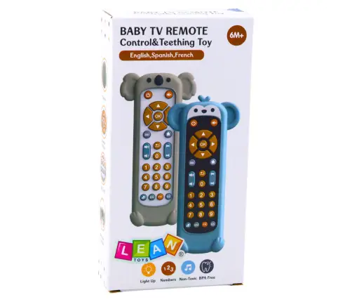 Interactive Remote Control for Toddlers Silicone Case Koala Beige