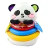 Sensory Toy Tumbler Panda Pyramid Rocking Teethers Rattle