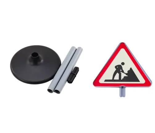 Large Road Works Warning Sign Educational 70cm