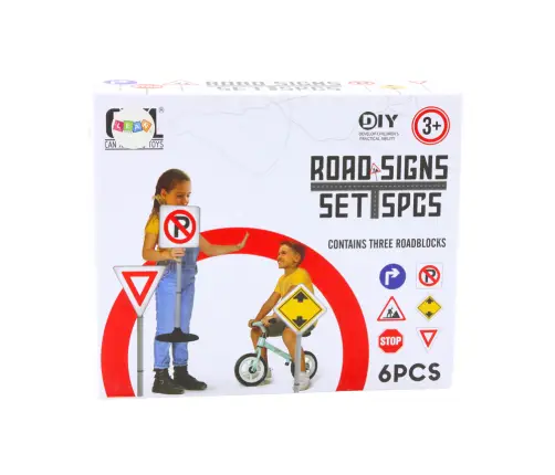 Large Road Works Warning Sign Educational 70cm