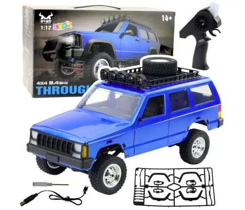 MN78 Remote Controlled Off-Road Vehicle RC 4x4 Drive Blue 1:12