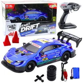 Drift Car Racing Car RC Blue 30km/h 1:16