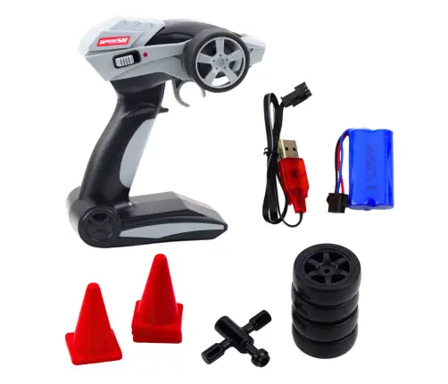 Drift Car Racing RC Silver 30km/h 1:16