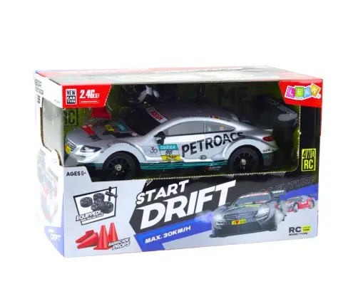 Drift Car Racing RC Silver 30km/h 1:16