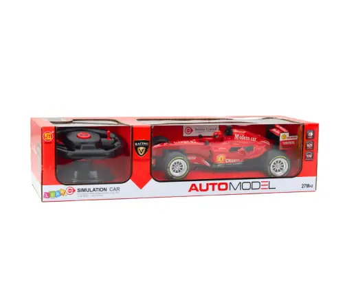 Remote Controlled RC Racing Car Steering Wheel Lights Sounds 1:12 Red