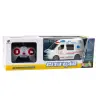 Remote Control Ambulance RC Lights Sounds 1:20 White