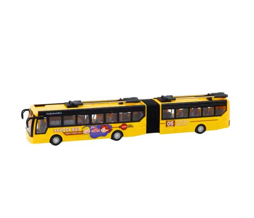 RC 1:32 Yellow Articulated Remote Controlled Trolleybus School Bus