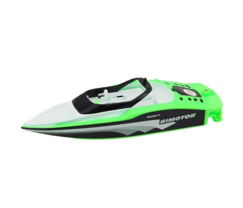 Remote Controlled RC Motorboat White-Green 15cm Remote Controlled RC Motorboat White-Green 15cm