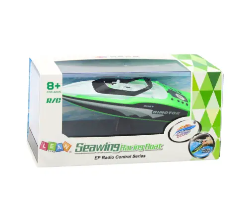 Remote Controlled RC Motorboat White-Green 15cm Remote Controlled RC Motorboat White-Green 15cm
