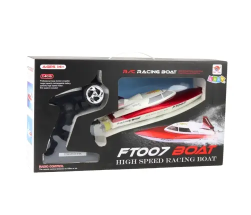 Vitality FT007 Remote Controlled RC Boat 1:16 White and Red