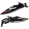 Boat Motorboat FT012 Remote Controlled RC Black 50km/h 2.4G
