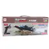Boat Motorboat FT012 Remote Controlled RC Black 50km/h 2.4G