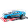 Rear-wheel drive sports racing car blue