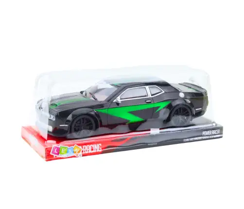 Sports Car Drive Glossy Body Black Green