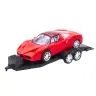 Set of Off-Road Car Black Tow Truck Red Sports Car 59cm