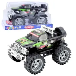 King Rear-Wheel Drive Off-Road Vehicle Green and Black 27cm