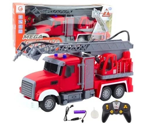 Fire Truck With Boom Water Pouring Function 1:24