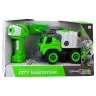 Garbage Truck Remote Controlled RC Screwdriver Green 2 in 1