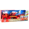 Fire Truck Helicopter Car Lights Sounds Set