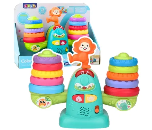 Interactive Educational Scale For Toddlers Blocks Sounds Melodies Monkey