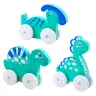 Dinosaur on Wheels EVA Foam for Toddlers Pink Blue Mix Dinosaur on Wheels EVA Foam for Toddlers Pink Blue Mix