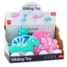 Dinosaur on Wheels EVA Foam for Toddlers Pink Blue Mix Dinosaur on Wheels EVA Foam for Toddlers Pink Blue Mix