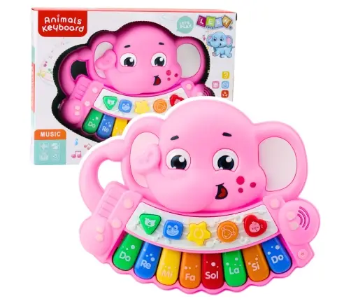 Piano Interactive Melodies Animal Sounds Range Pink Elephant