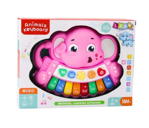 Piano Interactive Melodies Animal Sounds Range Pink Elephant