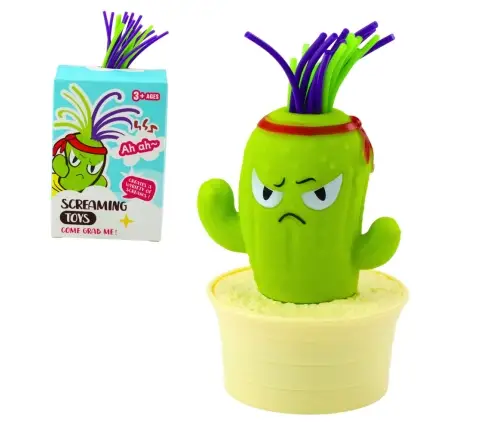 Screaming Vegetables Interactive Figurines Colorful Hair Mix
