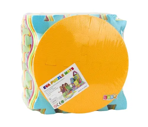 Soft Puzzle Mat Educational EVA Foam Fruits Sweets Colorful 16 pcs.