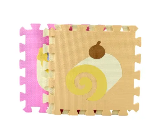 Soft Puzzle Educational Mat EVA Foam Fruits Sweets Pastel 16 pcs. Soft Puzzle Educational Mat EVA Foam Fruits Sweets Pastel 16 pcs.