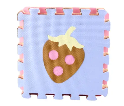 Soft Puzzle Educational Mat EVA Foam Fruits Sweets Pastel 16 pcs. Soft Puzzle Educational Mat EVA Foam Fruits Sweets Pastel 16 pcs.