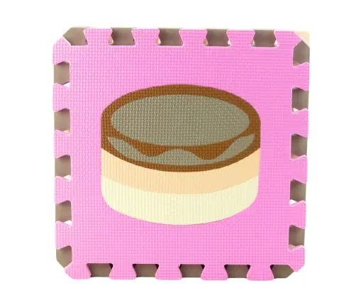 Soft Puzzle Educational Mat EVA Foam Pastel Animals 16 pcs.