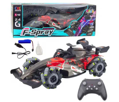 F-Spray Remote Controlled RC Racer 1:10 Lights Sounds Steam Red